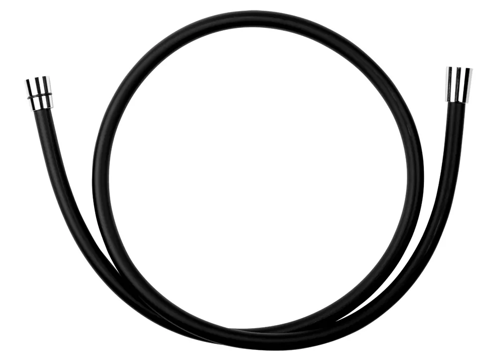 Sprchová hadice plastová, 150 cm černá BLACK/150,5 Autentický