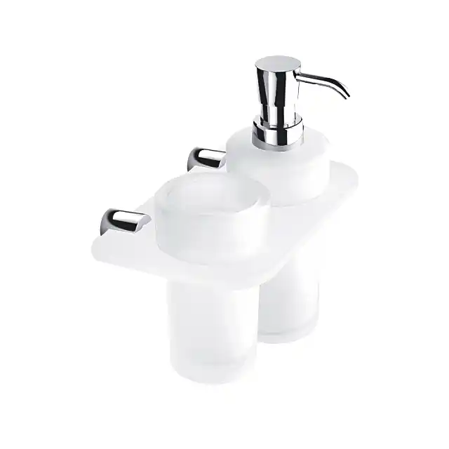 Tovární Cena Nimco Bormo Dvojitý držák dávkovače a sklenky BR X3-5831W-26