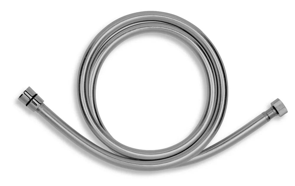 Sprchová hadice plastová, 150 cm, stříbrošedá GREY/150,0 Levný