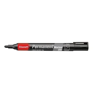 Zlevněný Popisovač LUXOR permanent.250 ČER kulatý hrot 2-3mm