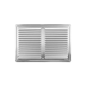 Zlevněný Mřížka větrací krytka 300x200mm nerez