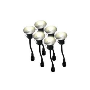 Značkový Svítidlo LED zápustné pr.4,5cm, 0,2W, IP67 (6ks) do dřeva