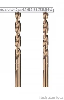 Značkový Vrták do kovu D 3x61 EXTREME 2 HSS-G DT5038 DEWALT