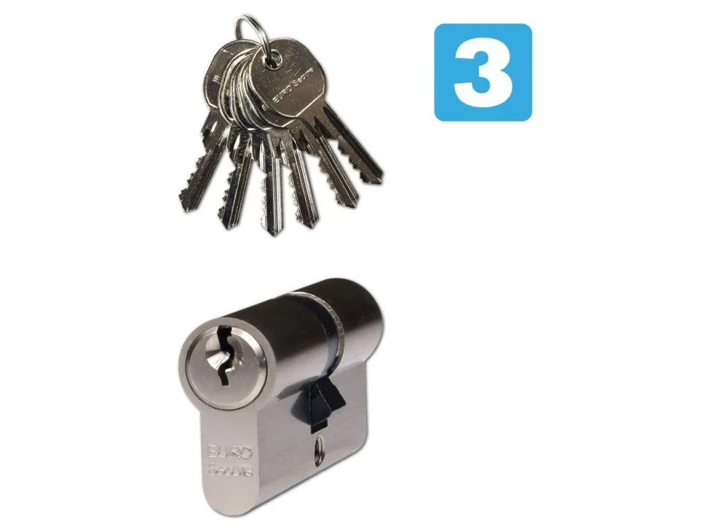 Zlevněný Vložka cylindrická 30+45 6kl. Ni, 3.třída bezpečnosti RICHTER