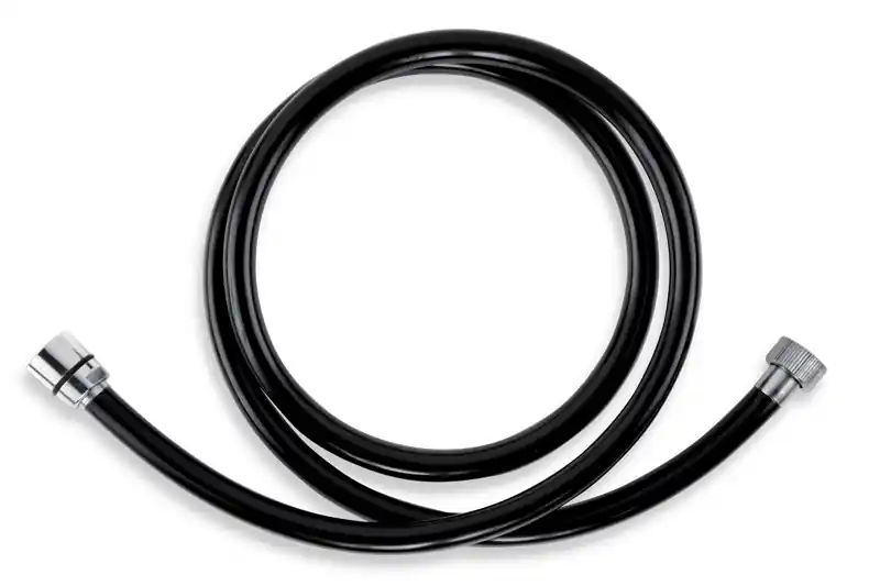 Sprchová hadice plastová 150 cm černá-chrom PVC/150,5 Cenový Hit