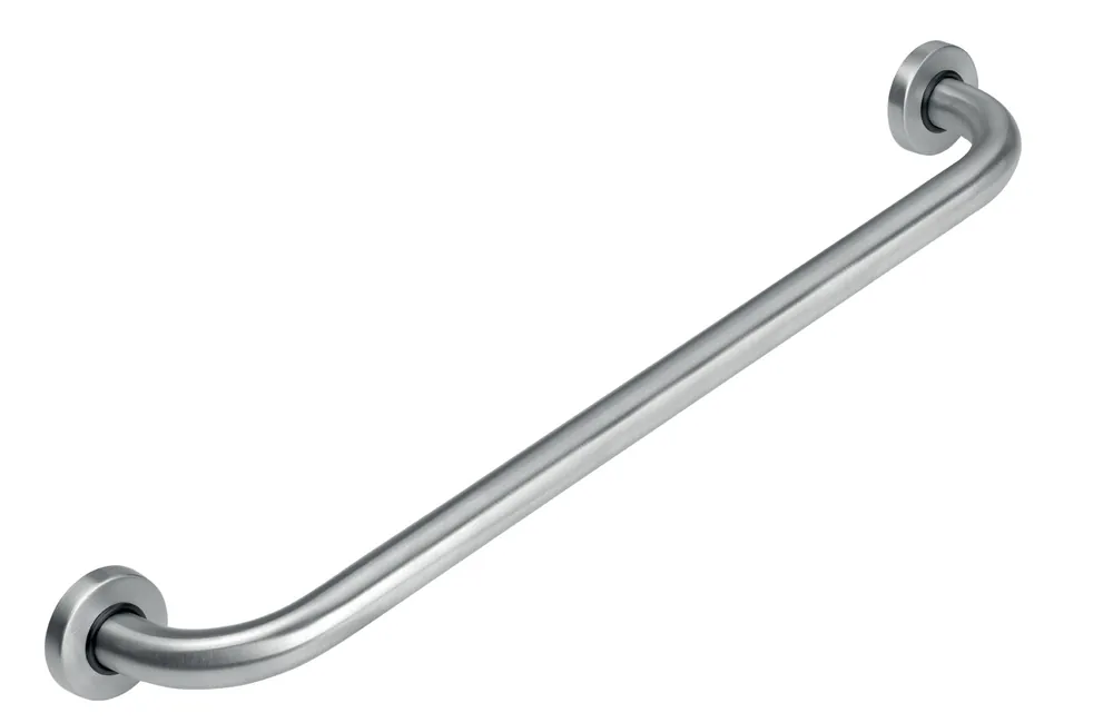 Autentický Madlo rovné 700 mm s krytkami kartáčovaná nerez R6670,4