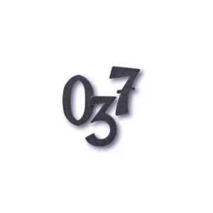 Číslice domovní "4" 120mm kovaná Oblíbený