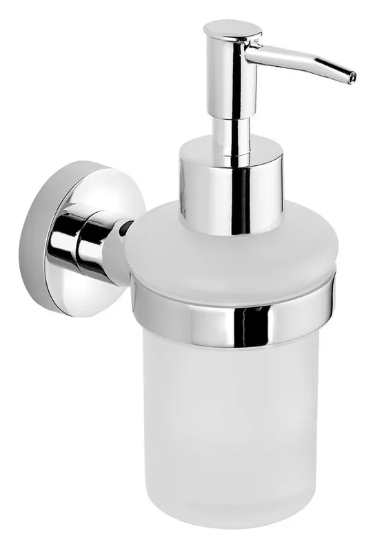 Zlevněný Aqualine SAMBA dávkovač mýdla 150ml, mléčné sklo, chrom SB119