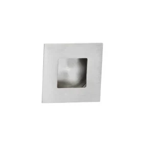 Aktuální Úchytka čtvercová na posuvné dveře "B" mat.nerez 40x40mm