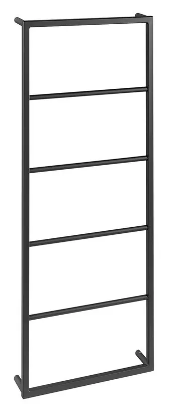 Sapho SKA nástěnný sušák ručníků 450x1150x100mm, černá mat SKA501 Akce