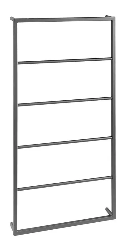 Akční Nabídka Sapho SKA nástěnný sušák ručníků 600x1150x100mm, černá mat SKA502