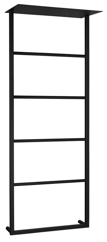 Akční Cena Sapho SKA nástěnný sušák ručníků s policí 454x1184x252mm, černá mat SKA701