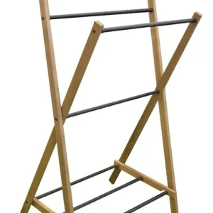 Akční Cena Aqualine WING skládací stojan na ručníky 58x103x35cm, jasan SP854