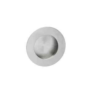 Novinka Úchytka kulatá na posuvné dveře "C" mat.nerez d65mm
