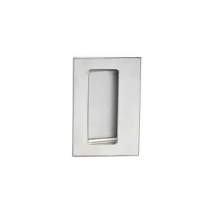 Super Cena Úchytka hranatá na posuvné dveře "D" mat.nerez 125x85mm