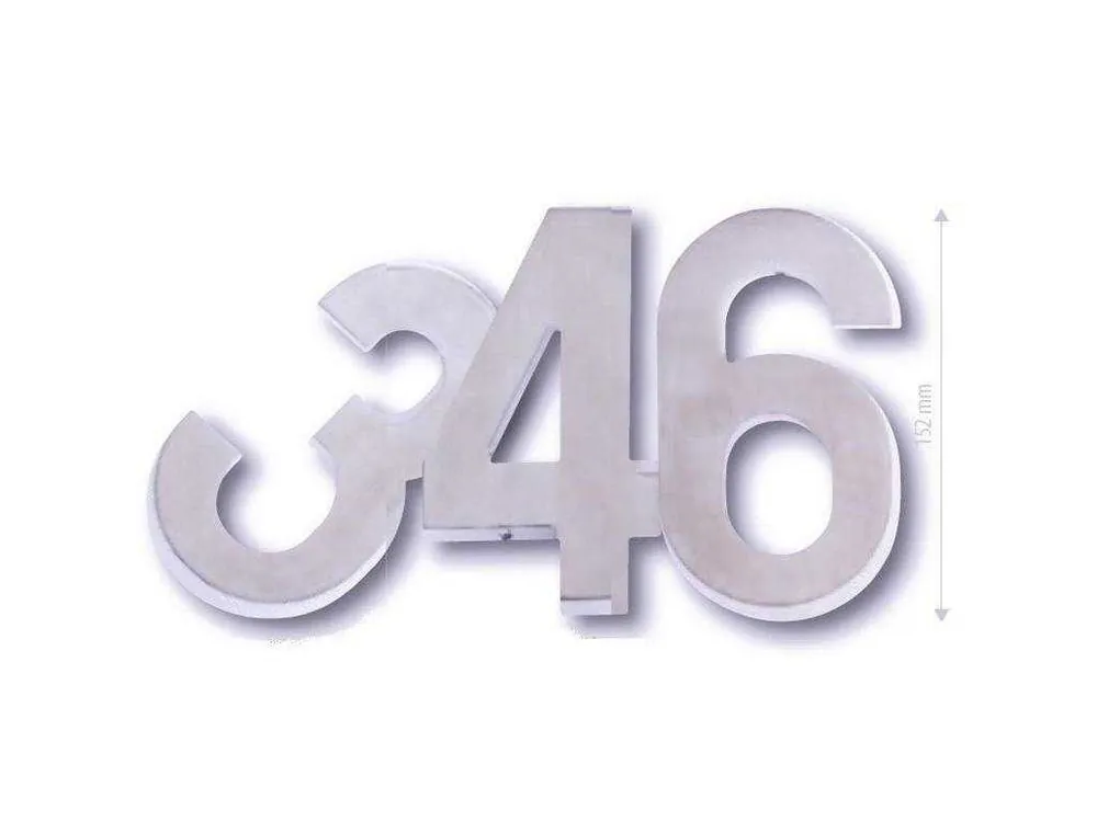 Odeslání Ihned Číslice "5" 150mm mat.nerez