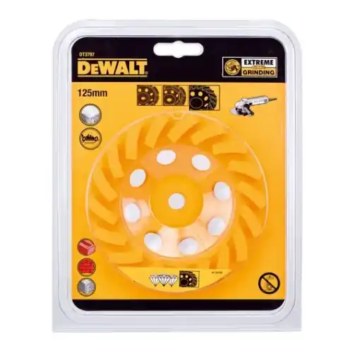 Diamantový brusný kotouč Turbo 125 mm na beton DT3797-QZ DEWALT Sezónní Sleva