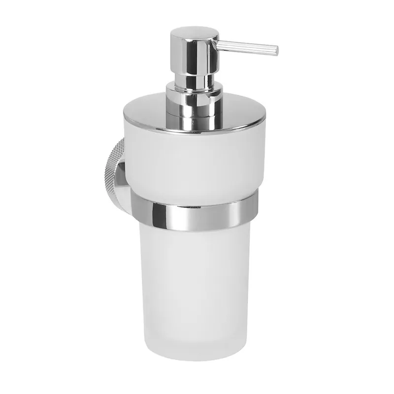 Top Prodej Sapho LARISSA dávkovač mýdla 250ml, mléčné sklo, chrom WS019