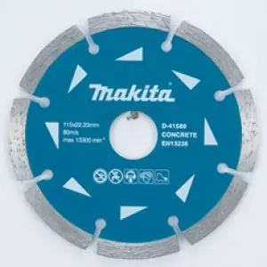 Segmentový diamantový kotouč 115x22,23mm D-41589 MAKITA Poslední Šance