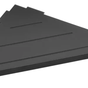 Časově Omezené Sapho SMART rohová police do spár 297x15x210mm, černá mat XJ615B