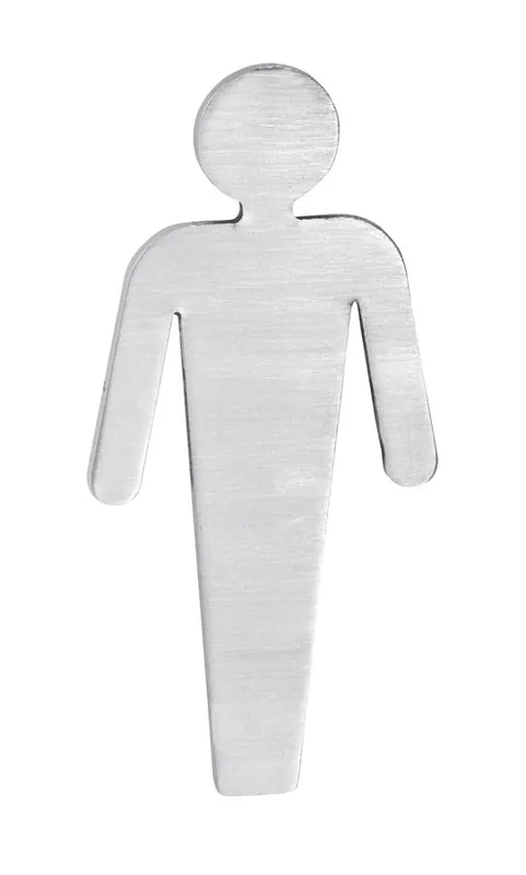 Expresní Doručení Sapho Cedule WC páni, 80x35x2mm, nerez mat XP131