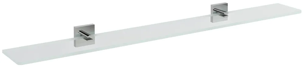 Bezpečná Platba Sapho X-SQUARE skleněná police 1000mm, chrom/čiré sklo XQ009-19
