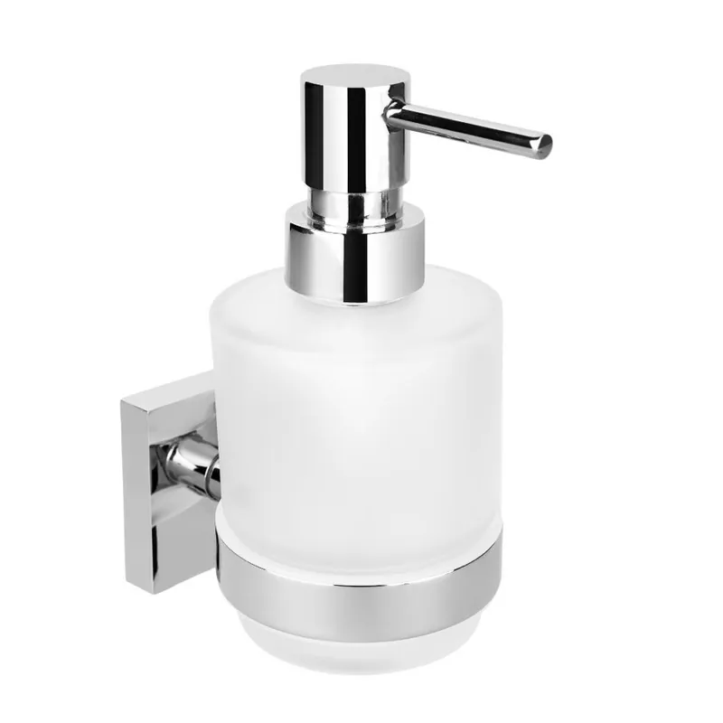 Expresní Doručení Sapho X-SQUARE dávkovač mýdla 200ml, mléčné sklo, chrom XQ101