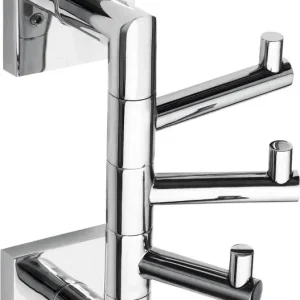 Sezónní Sleva Sapho X-SQUARE trojháček otočný, chrom XQ204