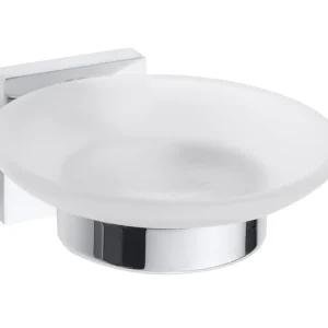 Super Cena Sapho X-SQUARE mýdlenka, mléčné sklo, chrom XQ802