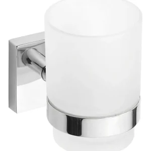 Sapho X-SQUARE sklenka, mléčné sklo, chrom XQ903 Přímo Od Výrobce