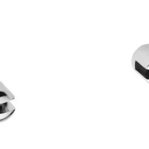 Dokud Zásoby Vydrží Sapho X-ROUND držáky skleněné poličky 8mm, chrom XR008