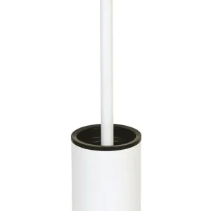 Sapho X-ROUND WHITE WC štětka na postavení, bílá mat XR306W Finální Výprodej
