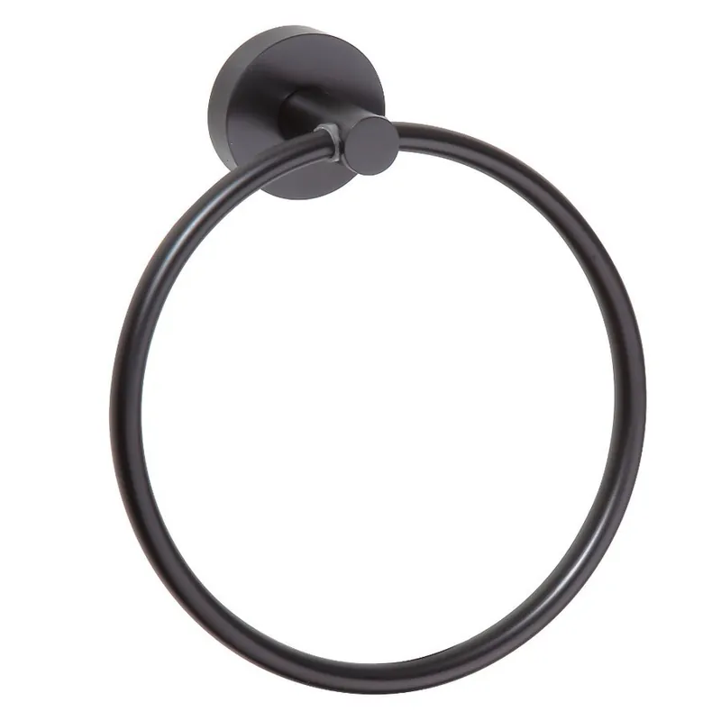 Cenová Bomba Sapho X-ROUND BLACK držák ručníků kruh, černá mat XR411B