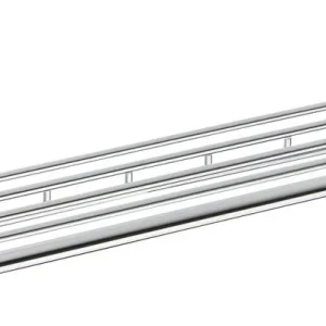 Sapho X-ROUND polička na ručníky výklopná s háčky 600mm, chrom XR422 Cenově Výhodný