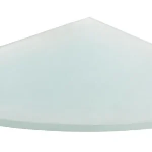 Horká Nabídka Sapho X-ROUND E skleněná polička rohová 235x255mm, chrom XR603