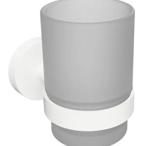 Sapho X-ROUND WHITE sklenka, mléčné sklo, bílá mat XR903W Vysoce Kvalitní