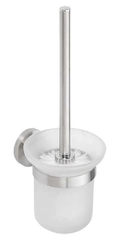 Sapho X-STEEL WC štětka závěsná, mléčné sklo, nerez mat XS301 Nejprodávanější