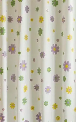 Aqualine Sprchový závěs 180x200cm, vinyl, květovaný ZV014 Ověřený