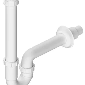 Bruckner Umyvadlový U sifon 5/4", DN40, bílá 151.106.0 Ověřený