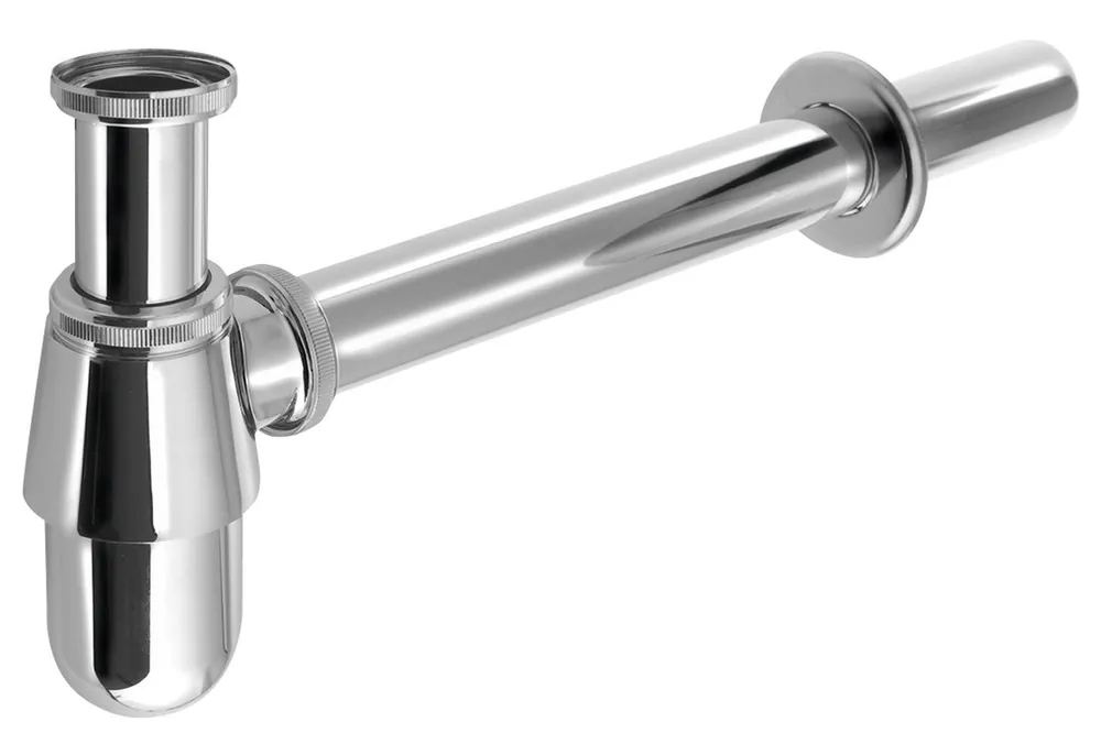 Bruckner Umyvadlový sifon 5/4", DN32, nízký, chrom 151.211.1 Cenově Výhodný