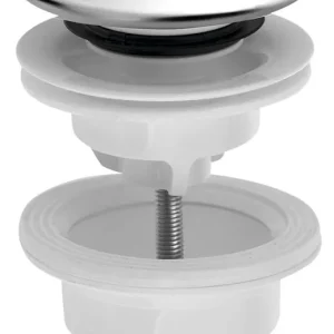 Originální Bruckner Umyvadlová výpust 5/4“, click-clack, velká zátka, 4-45mm, ABS/nerez 151.308.1