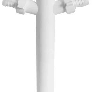Cenově Výhodný Bruckner Dřezová odtoková trubka 6/4", 2x pračková odbočka, DN40, bílá 155.136.0