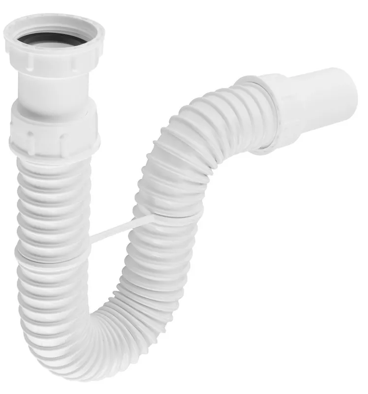 Akce Bruckner FLEXY dřezový sifon flexibilní 6/4", DN40, bílá 155.183.0