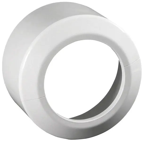 Bruckner Rozeta dělená pro WC dopojení 110mm, v.100mm 159.392.0 Nejlepší Volba