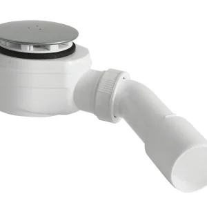 Tovární Cena Bruckner Vaničkový sifon nízký, průměr 60mm, DN40/50, krytka nerez lesk 162.640.3