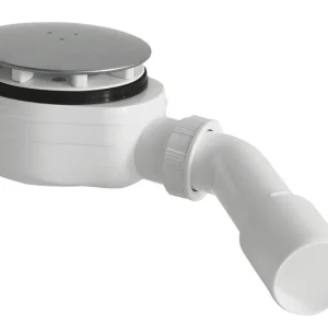 Bruckner Vaničkový sifon nízký, průměr 90mm, DN40/50, krytka nerez lesk 162.940.3 Akční Cena