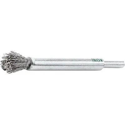 Sleva Štětcový kartáč z ušlechtilé oceli zvlněný, 12x20/120x0,3 mm Lessmann 458361