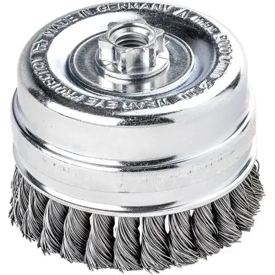 Hrncový kartáč ocelový drát splétaný 100x0,5 mm Lessmann 486217 Sleva