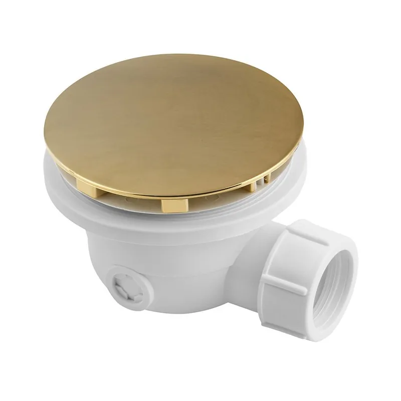 Kup Teď Polysan Vaničkový sifon, průměr 90mm, DN40, krytka zlato mat 1711GB