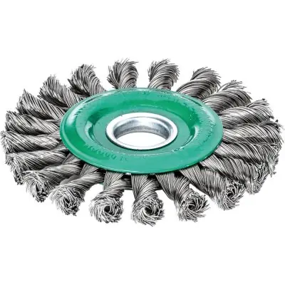 Kulatý kartáč z ušlechtilé oceli 115x12 mm, splétaný 0,5 mm Lessmann 472811 Doprava Zdarma